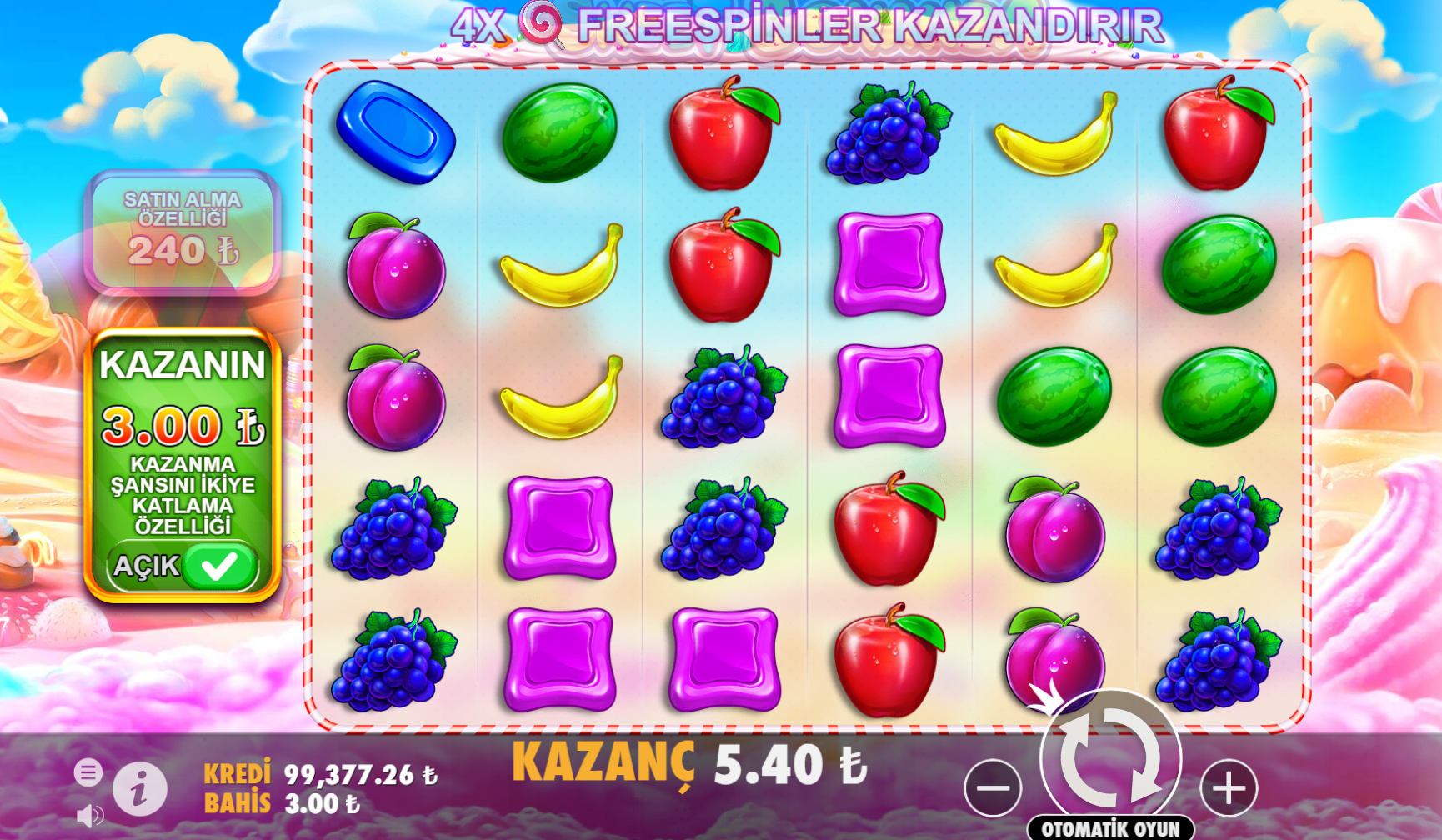 Sweet Bonanza Hesap Açma İşlemleri