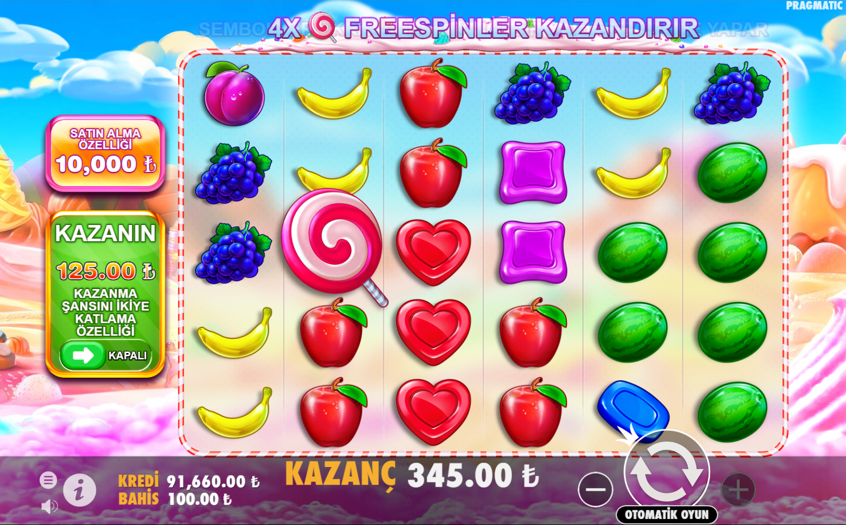 Sweet Bonanza 100 TL Nasıl Oynanır?