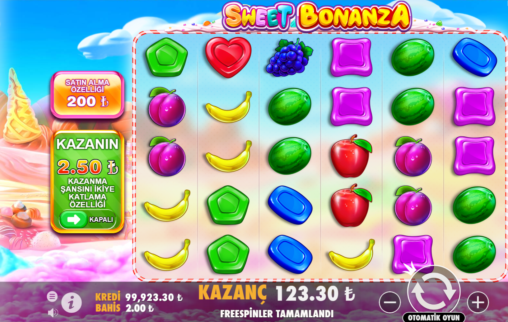 Sweet Bonanza Ne Zaman Kazanç Verir?