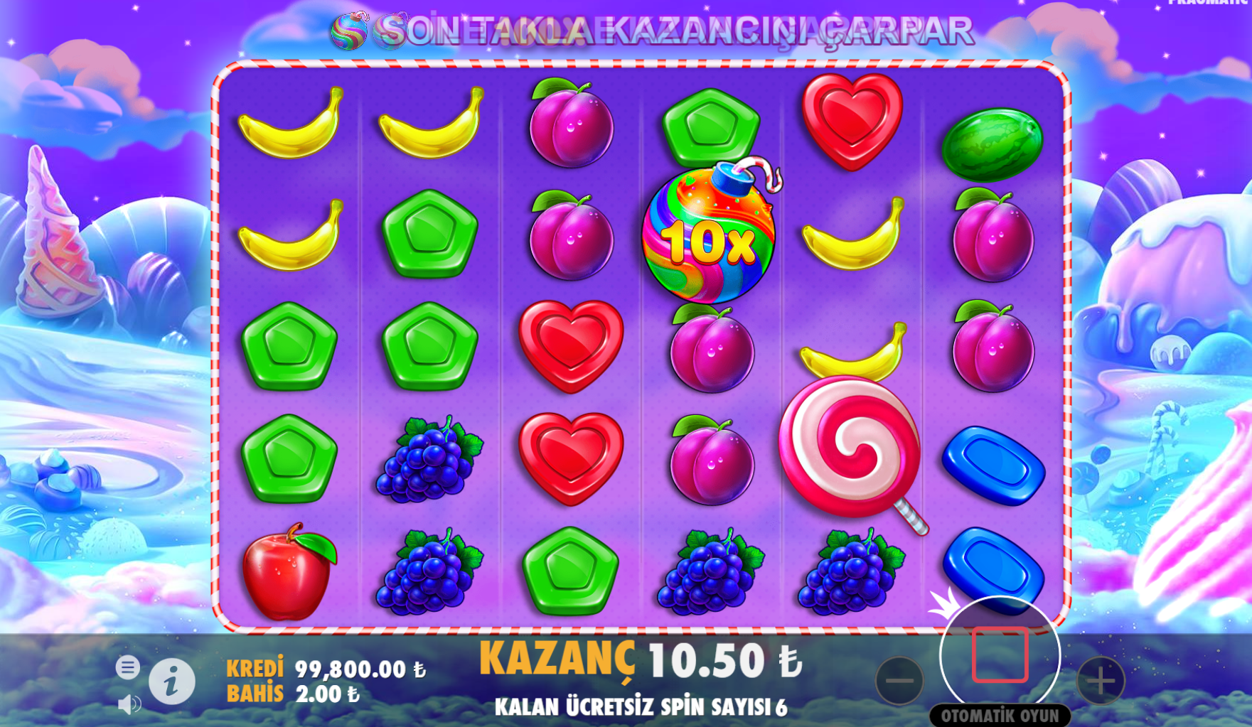 Sweet Bonanza Bonusları