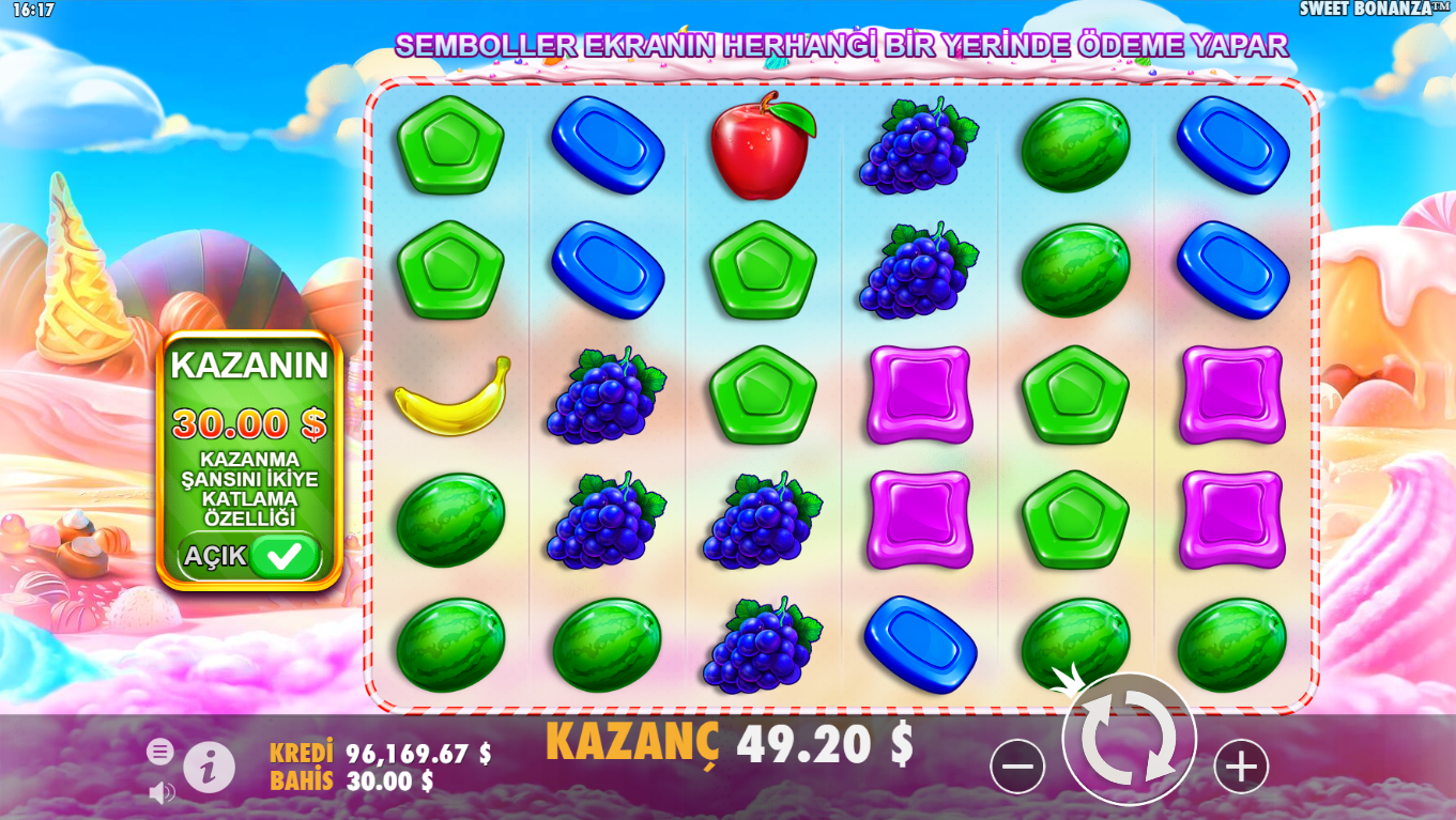 Sweet Bonanza Xmas Merdiven Taktiği İle Büyük Kazanç