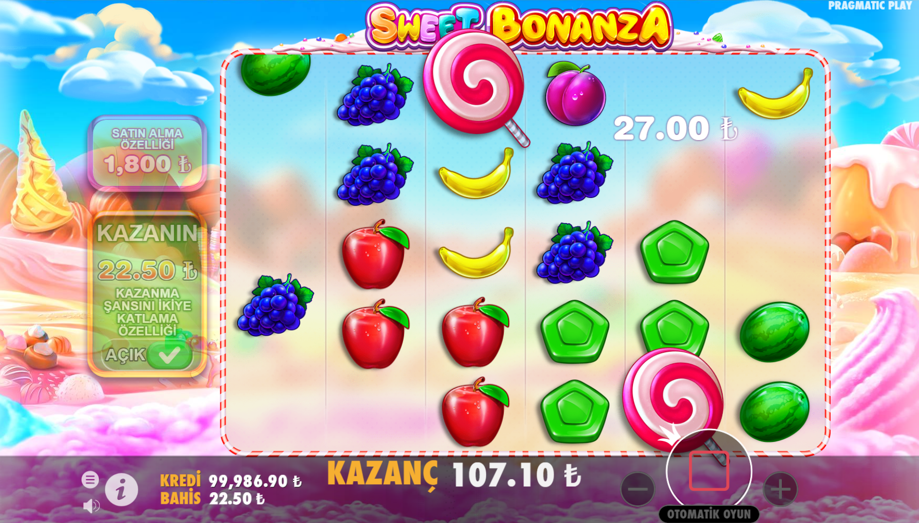 Sweet Bonanza Kazançları Nasıldır?