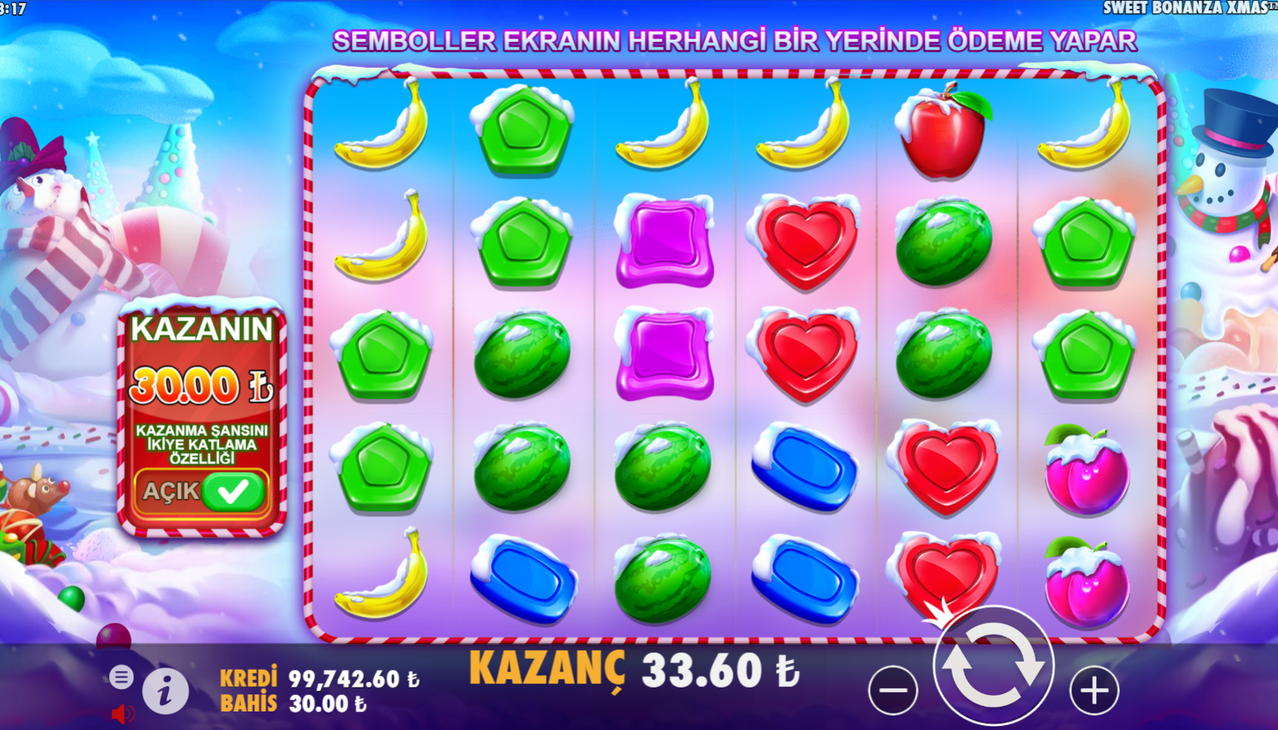 Sweet Bonanza Xmas Para Nasıl Çekilir?