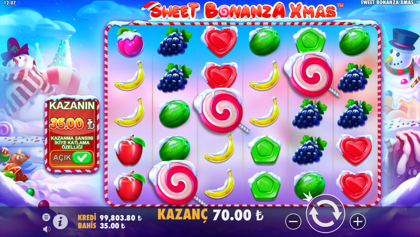 Sweet Bonanza Xmas Canlı Oyna Özelliği Bulunur Mu?