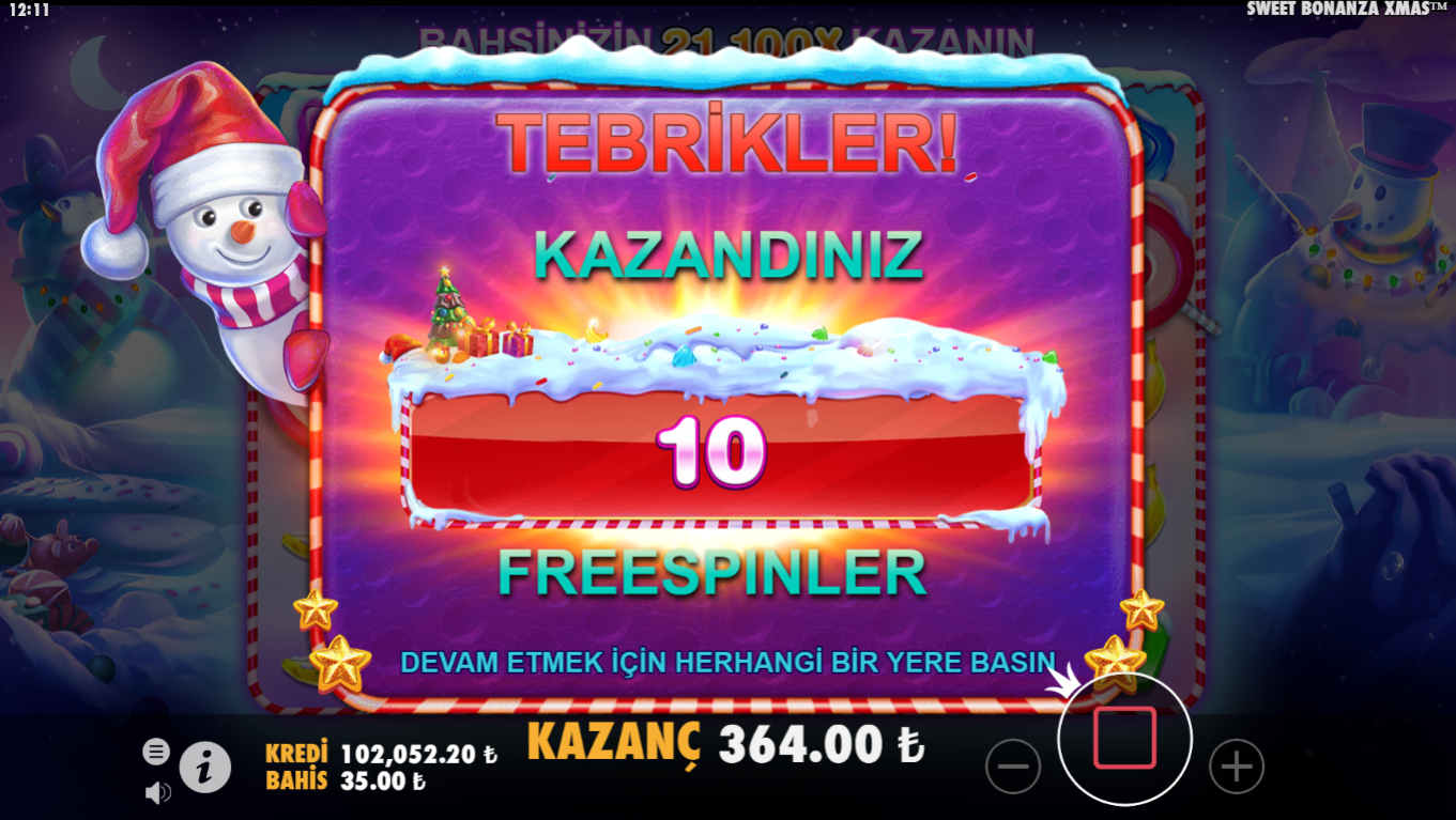 Sweet Bonanza Xmas Kayıp Bonusu Var Mı?