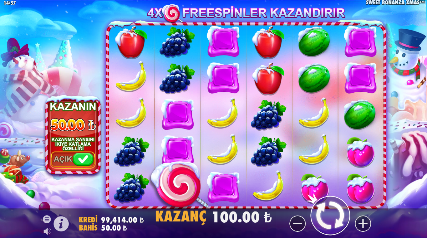 Sweet Bonanza Xmas Maksimum Bahis Değeri Kaçtır?