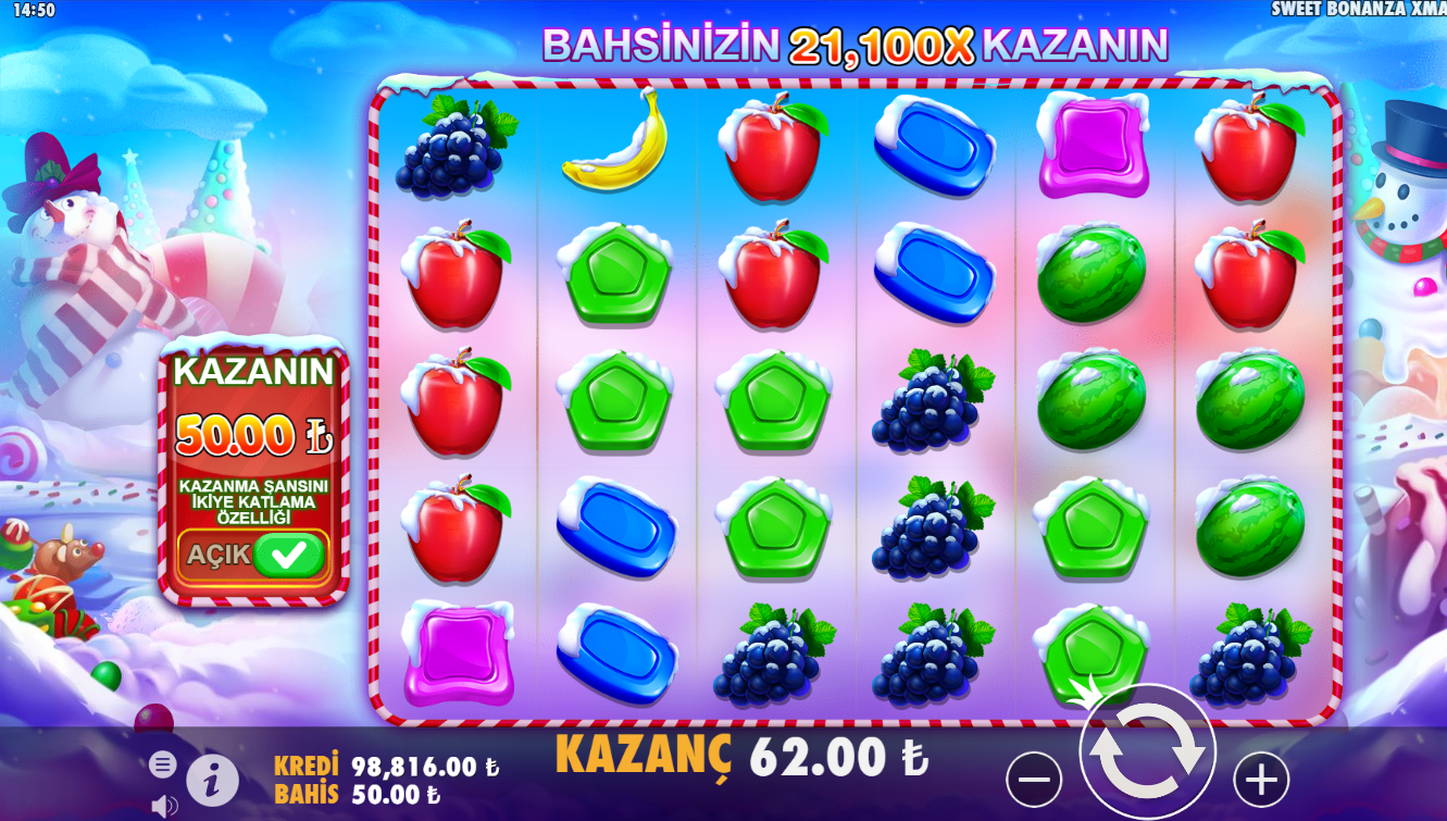 Sweet Bonanza Xmas Max Kazanç Nedir?