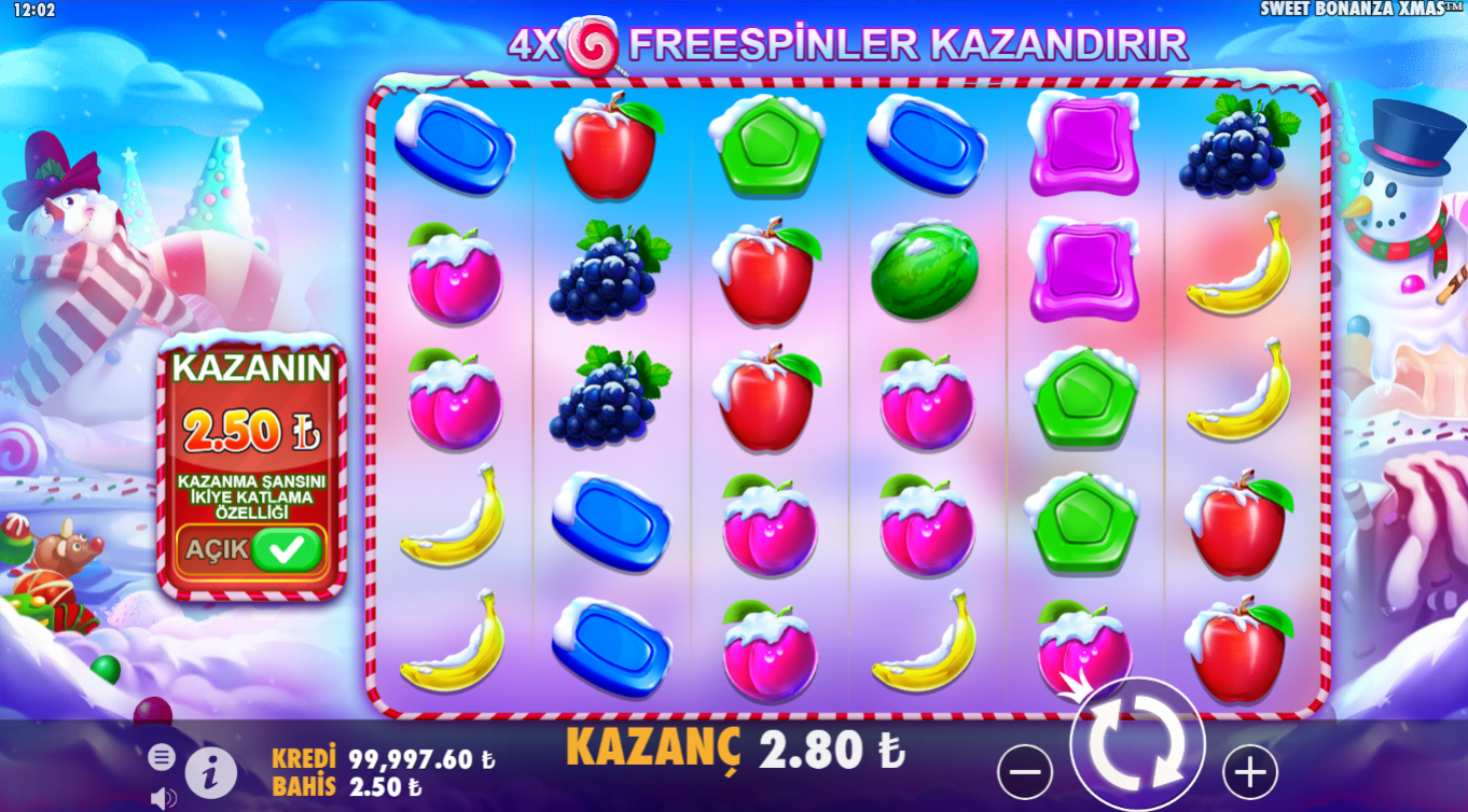 Sweet Bonanza Xmas Özel Bonusları
