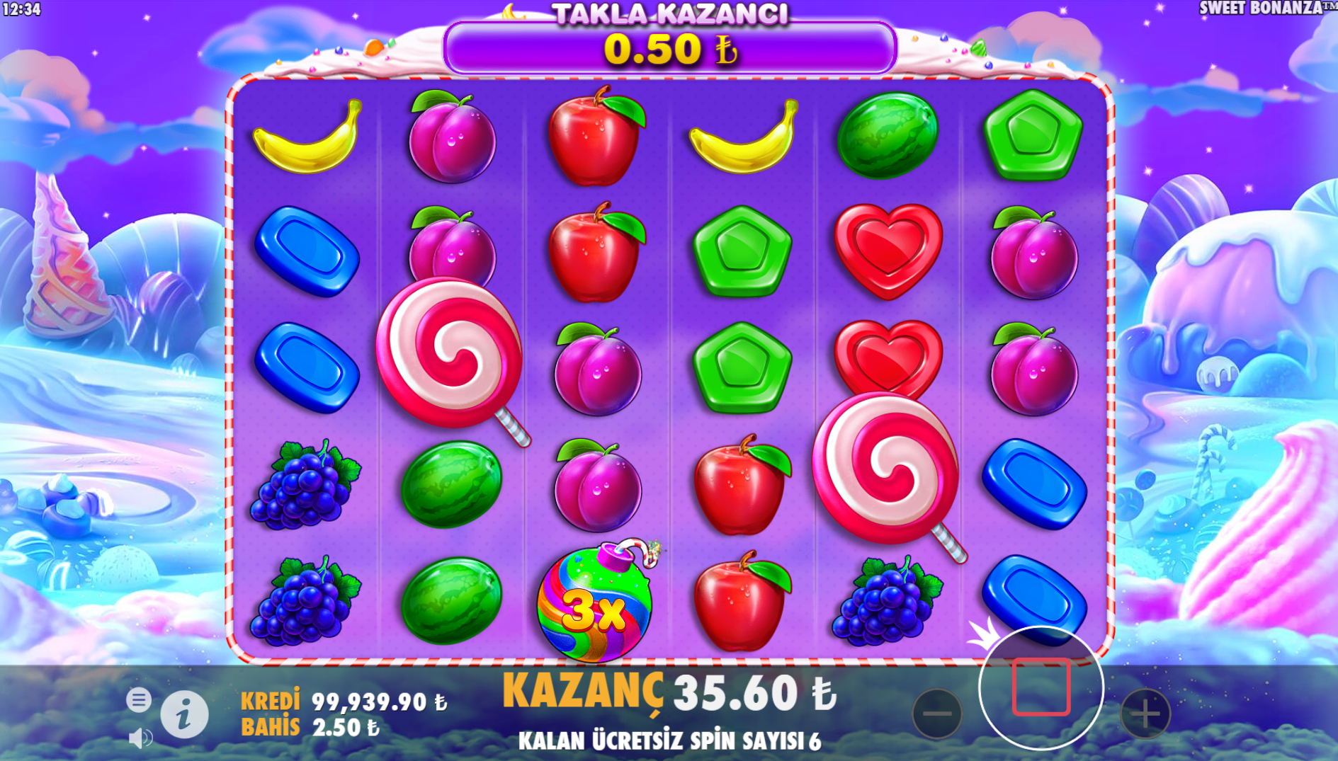 Sweet Bonanza Rtp( Return To Player) Oranı